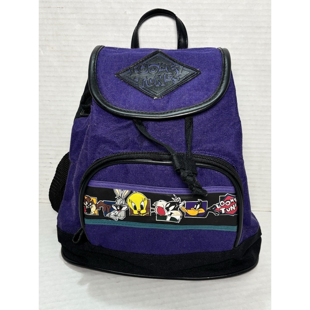 Looney Tunes 1992 Mini Backpack Bag Purse Bugs Bunny VINTAGE